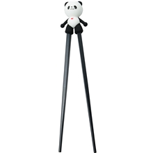 Children Chopsticks 22cm 1 kpl Panda Black