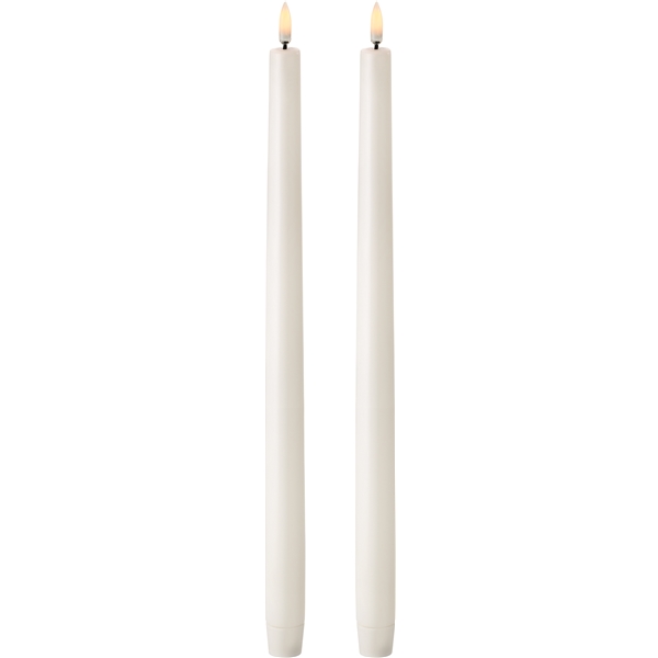 UYUNI Kruunukynttilä LED 2,3x35 cm 2-pack