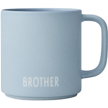 Brother / Light blue - Design Letters Mini Suosikkimuki kahvalla