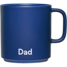 Design Letters Suosikkimuki kahvalla Dad / Midnight Blue