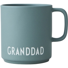 Granddad / Dusty green - Design Letters Suosikkimuki kahvalla