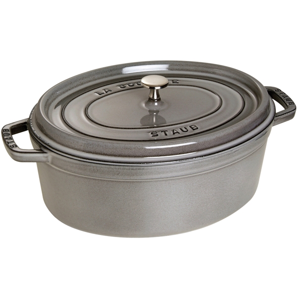 Staub Ovaali pata 6,7 L Harmaa