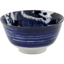 Japonism Small Tayo Bowl 12.7x6.8cm Dragon Blue