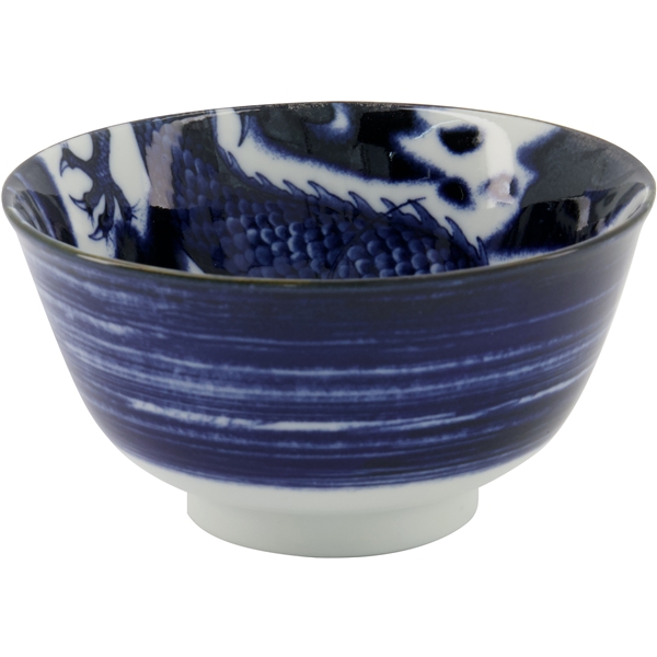 Japonism Small Tayo Bowl 12.7x6.8cm Dragon Blue, Tokyo Design Studio