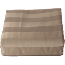 Raidallinen aluslakana 150 x 260 cm Ruskea