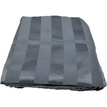 Raidallinen aluslakana 150 x 260 cm Jääsininen