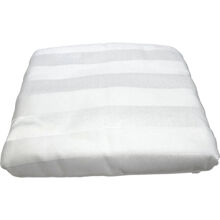 Raidallinen aluslakana 150 x 260 cm Valkoinen