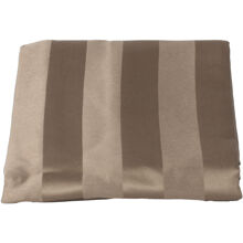 Raidallinen tyynyliina 50 x 60 cm Ruskea