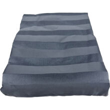 Raidallinen pussilakana 150 x 210 cm Jääsininen