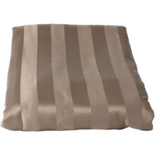 Raidallinen pussilakana 230 x 220 cm Ruskea