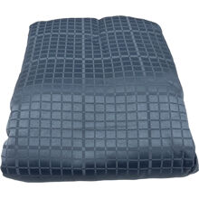 Jacquard-pussilakana 230 x 220 cm Jääsininen