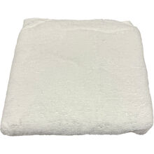 Valkoinen - Puuvillapyyhe 38 x 76 cm