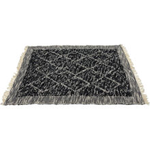 Musta/Valkoinen - Matto - Diamond 100 x 150 cm.