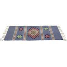 Royal sininen - Matto - Boho Starburst 52 x 130 cm.