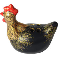 Lucky Hen kynäteline Musta/Kulta