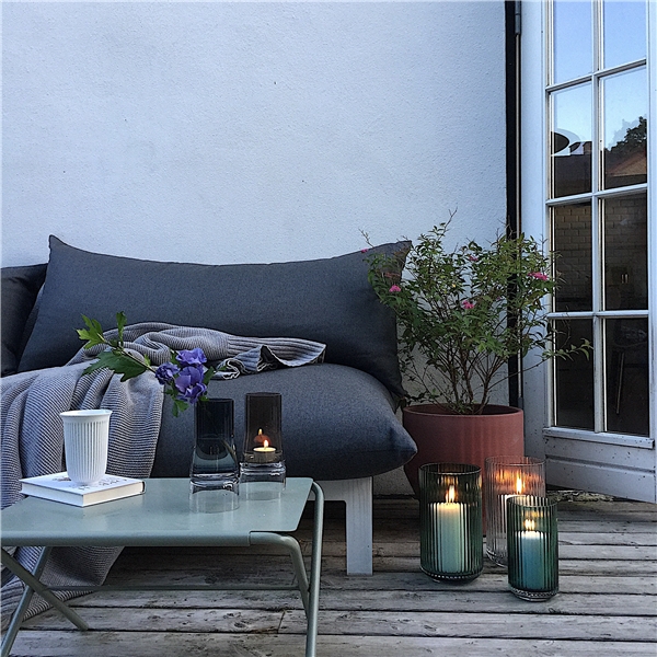 Lyngbyvaasi Lasi Copenhagen vihreä (Kuva 3 tuotteesta 5)