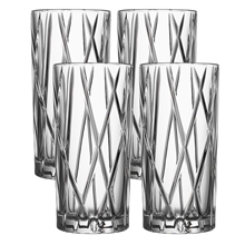 1 set - City Highball 4 kp pakkaus