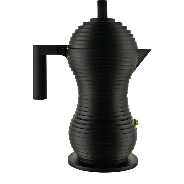 Pulcina Espressokeitin Musta 6 Kuppi/Kupit, Alessi