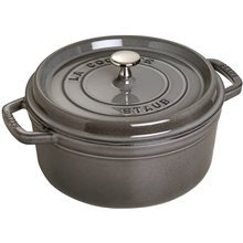 Harmaa - Staub Pyöreä pata 5,2 L