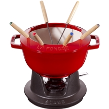 Punainen - Staub Fondue setti 2,35 L