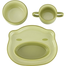 1 set - Vihreä - Staub Kids Range Lasten astiasto