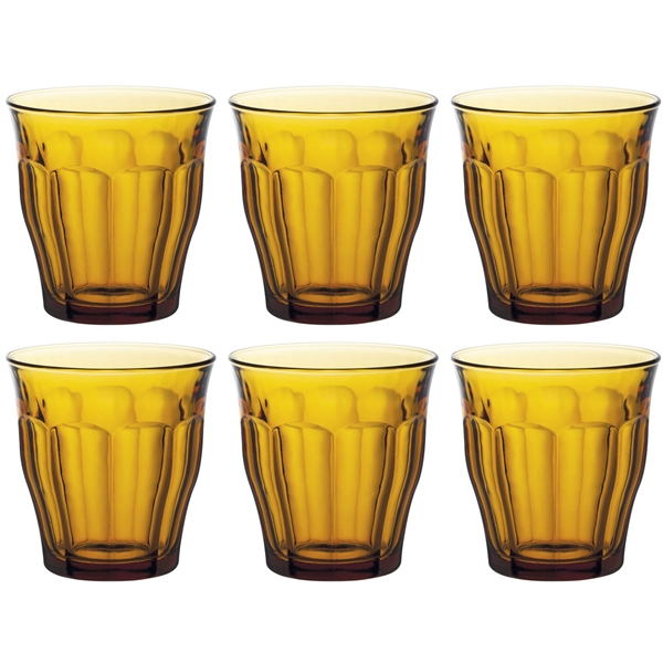Duralex Juomalasit Picardie Amber 6 kpl (Kuva 1 tuotteesta 2)