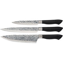 1 set - Musta - Akira Veitsisetti 3 veistä
