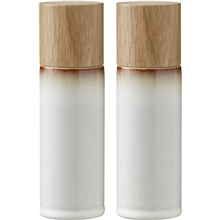 1 set - Kermanvalkoinen - Gastro Suola & Pippuri 16,7cm