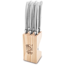 1 set - Grilliveitset Laguiole Stainless Steel 6-pack