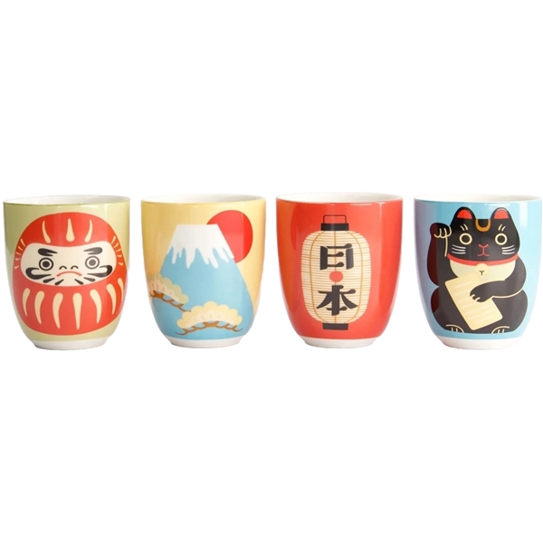 Kawaii Mug Giftset 4-pack 170ml (Kuva 2 tuotteesta 3)