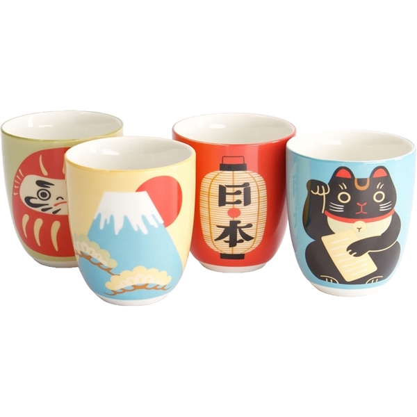 Kawaii Mug Giftset 4-pack 170ml (Kuva 3 tuotteesta 3)