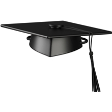 Kay Bojesen Graduate-hattu Musta