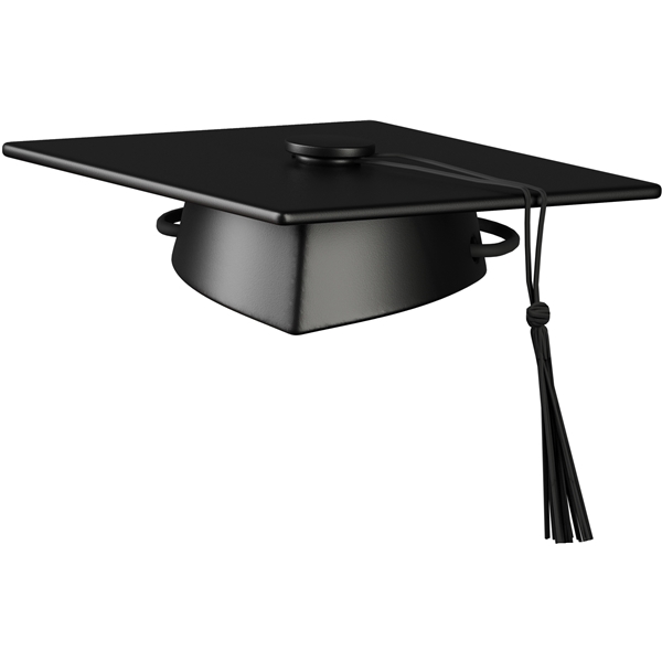 Kay Bojesen Graduate-hattu Musta (Kuva 1 tuotteesta 5)