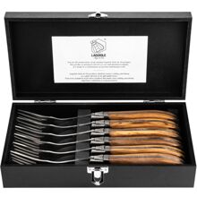 1 set - Oliivi - Haarukat Laguiole 6-pack