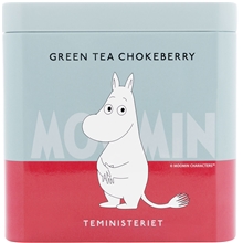 100 gr - Moomin Green Tea Chokeberries Tin