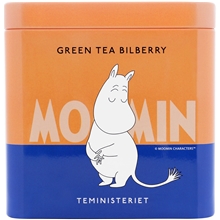 Moomin Green Tea Bilberry Tin 100 gr