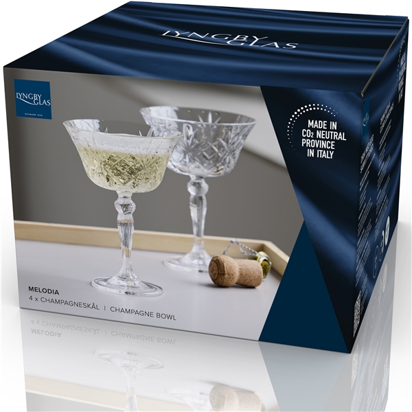 Melodia Samppanjalasi Kristalli 26cl 4-pack (Kuva 5 tuotteesta 5)