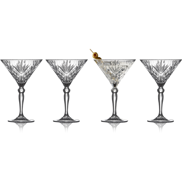 Melodia Cocktail-lasit Kristalli 21 cl 4 kpl (Kuva 1 tuotteesta 5)