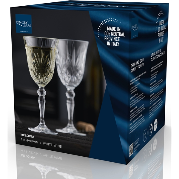 Melodia Valkoviinilasi Kristalli 21 cl 4 kpl (Kuva 10 tuotteesta 10)