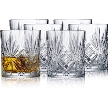 Melodia Whisky-lasit Kristalli 31 cl 6 kpl