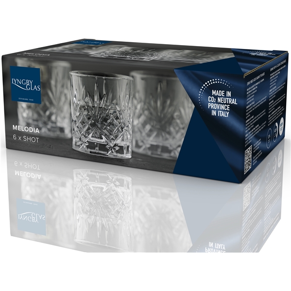 Melodia Shottilasi Kristalli 8 cl 6-Pack (Kuva 3 tuotteesta 3)