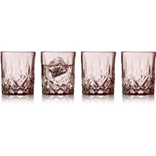 Pink - Sorrento Whisky-lasit 32 cl 4 kpl