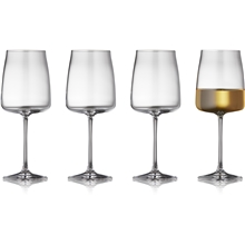 Zero Valkoviinilasi Kristalli 43 cl 4-pack