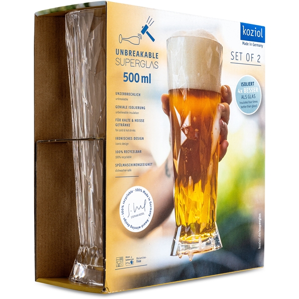 Club No. 11 Olutlasi Muovi 500 ml 2 kpl (Kuva 2 tuotteesta 4)