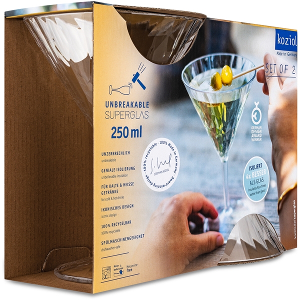 Club No. 12 Martini-lasi Muovi 250 ml 2 kpl (Kuva 2 tuotteesta 8)