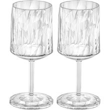 Club No. 9 Valkoviinilasi Muovi 200 ml 2 kpl