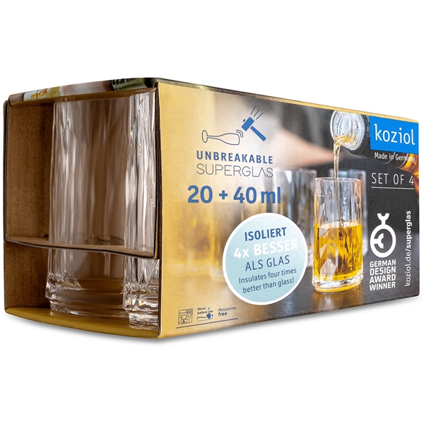 Club No. 7 Shottilasi Muovi 40 ml 4-pack (Kuva 2 tuotteesta 5)