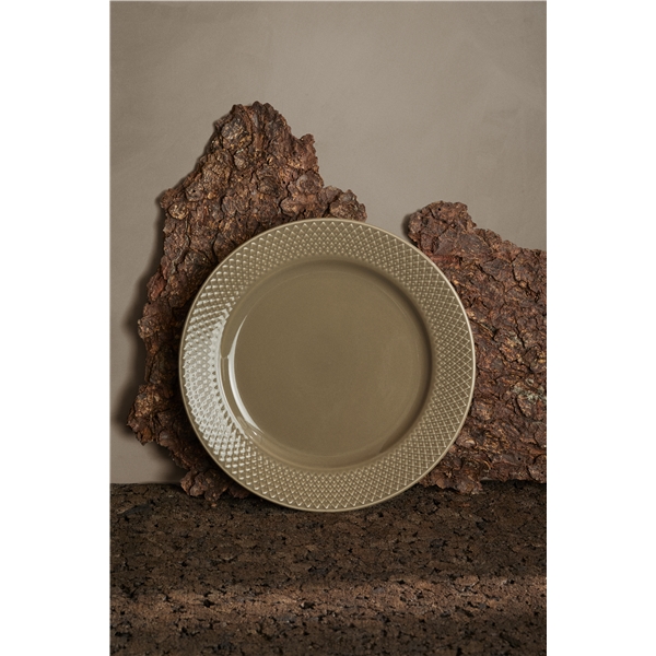 Lyngby Rhombe Earth Lounaslautanen 23 cm (Kuva 4 tuotteesta 5)