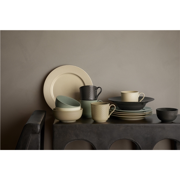 Lyngby Rhombe Earth Lounaslautanen 21 cm (Kuva 4 tuotteesta 5)
