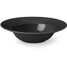 Lyngby Rhombe Earth Syvä lautanen 24,5 cm Slate
